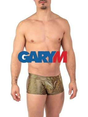 GaryM Metallic Square Cut Swimsuit Small New with tags 80% nylon/20% spandex